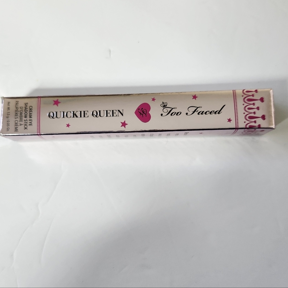 Too Faced Quickie Queen Cream Eyeshadow Stick Pure Magic New in‎ Box - Picture 5 of 6